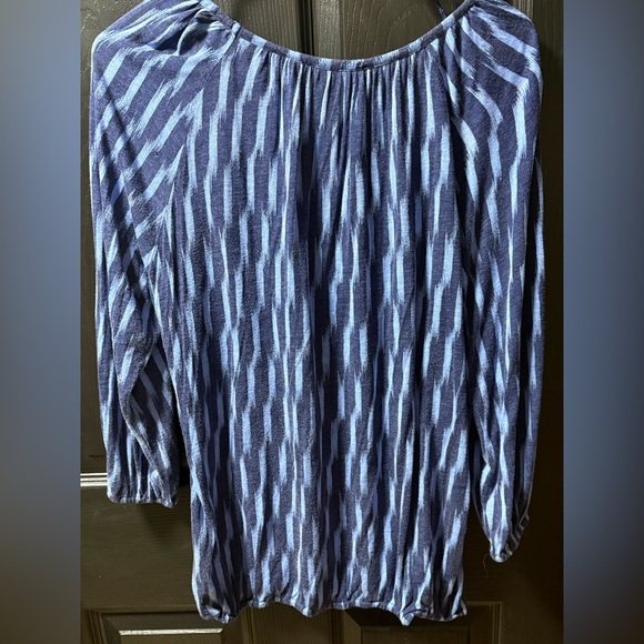 Michael Kors Navy and Light Blue Blouse - Picture 2 of 3